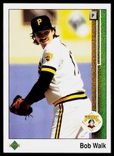 Bob Walk, 1989 Upper Deck, #438, Pittsburgh Pirates,
