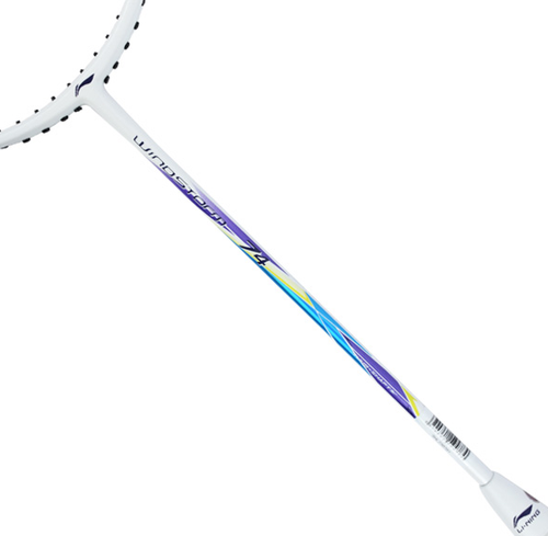 Racchetta da badminton LI-NING Windstorm 74 G6 6U (74 g) bianca nuova con etichette AYPQ012 - Foto 5 di 8