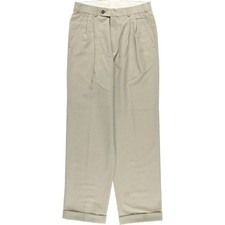 Used Men's Two-Pleated Cotton Slacks Size W30