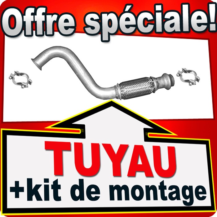 Tuyau collecteur d'échappement pour rénovation moteur Peugeot 307 Break et Citroën C4 1.4