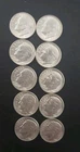 [Lot Of 10] 1955 S Roosevelt Silver Dime  90% Silver 10c