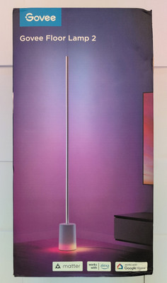 Govee Floor Lamp 2 (Silver) (H607C) (Brand New & Sealed)