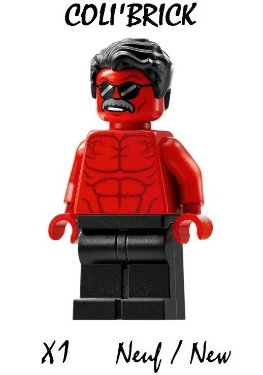 Lego Super Heroes Avengers 76310 Minifig - Red Hulk - sh1026 NEUF - Photo 1/1