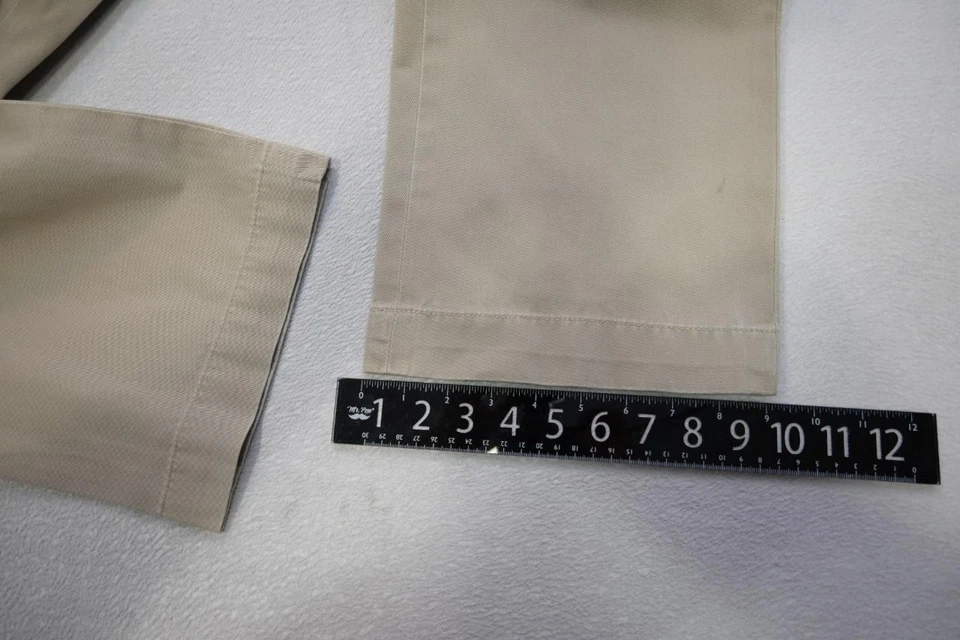 Polo Ralph Lauren Khaki Pants Classic Fit Flat Front Beige Mens Size 38 x 36 - Image 4 of 4