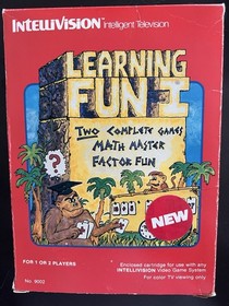 Intellivision INTV Learning Fun I (CIB); Excellent Condition VERY RARE!