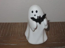 2025 Target Halloween Ghost with bat Ceramic Character ~ Hyde and EEK! Boutique™