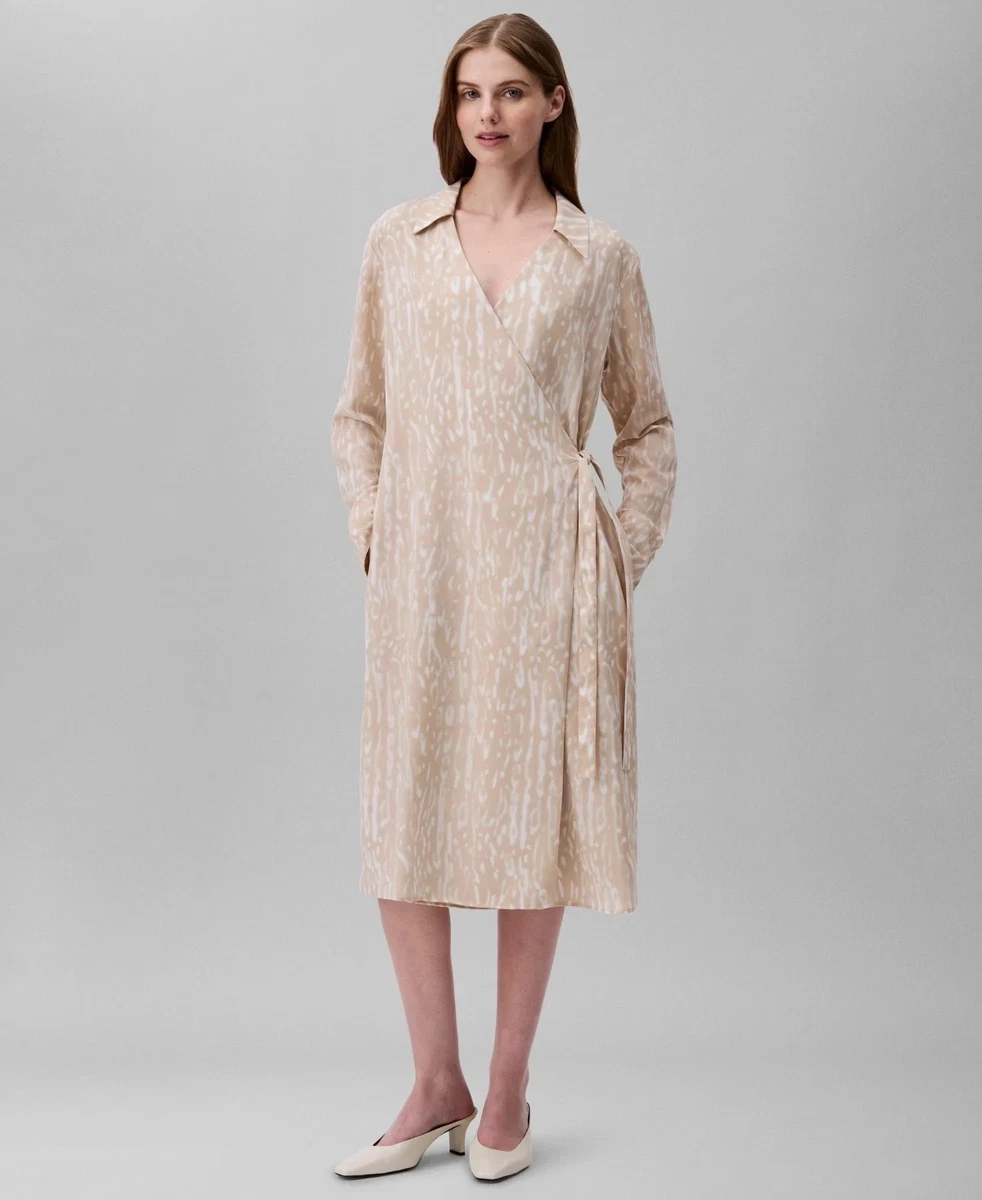 blush pink button down long sleeve dress Harper Woven Button Down Long Sleeve in Blush by By Together