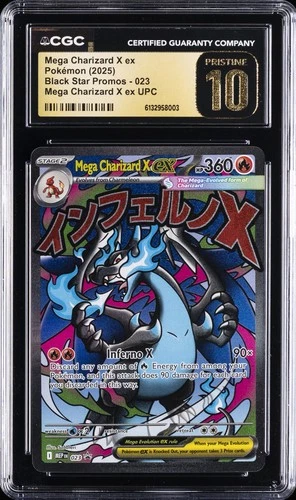 2025 POKEMON MEP ULTRA-PREMIUM COLLECTION MEGA CHARIZARD X EX CGC 10 PRISTINE