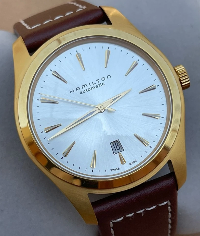 Reloj para hombre Hamilton Khaki Field esfera blanca 42 mm movimiento automático eta 2846 Foto 2 de 4