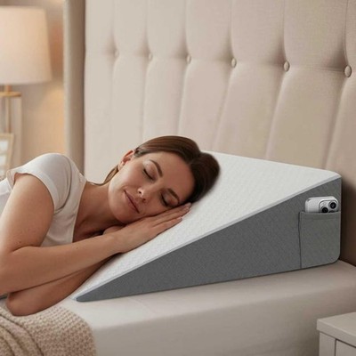 Vimoli's 8'' Incline Pillow: Your Back's New Bestie for Elevated Bliss & Zzz's!