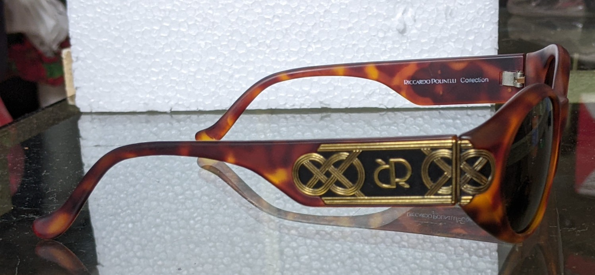 NEW Ricardo Polinelli Collection Wrap sunglasses made in 