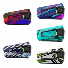 Matte Wrap Sticker Cover x1 For Cardo Packtalk Edge Device Blue Black Green