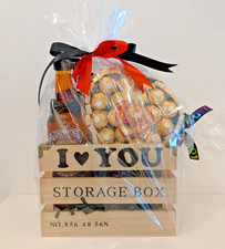 Ferrero Rocher Herz Torte Geschenkbox für Männer – Bartpflege & Duschgel