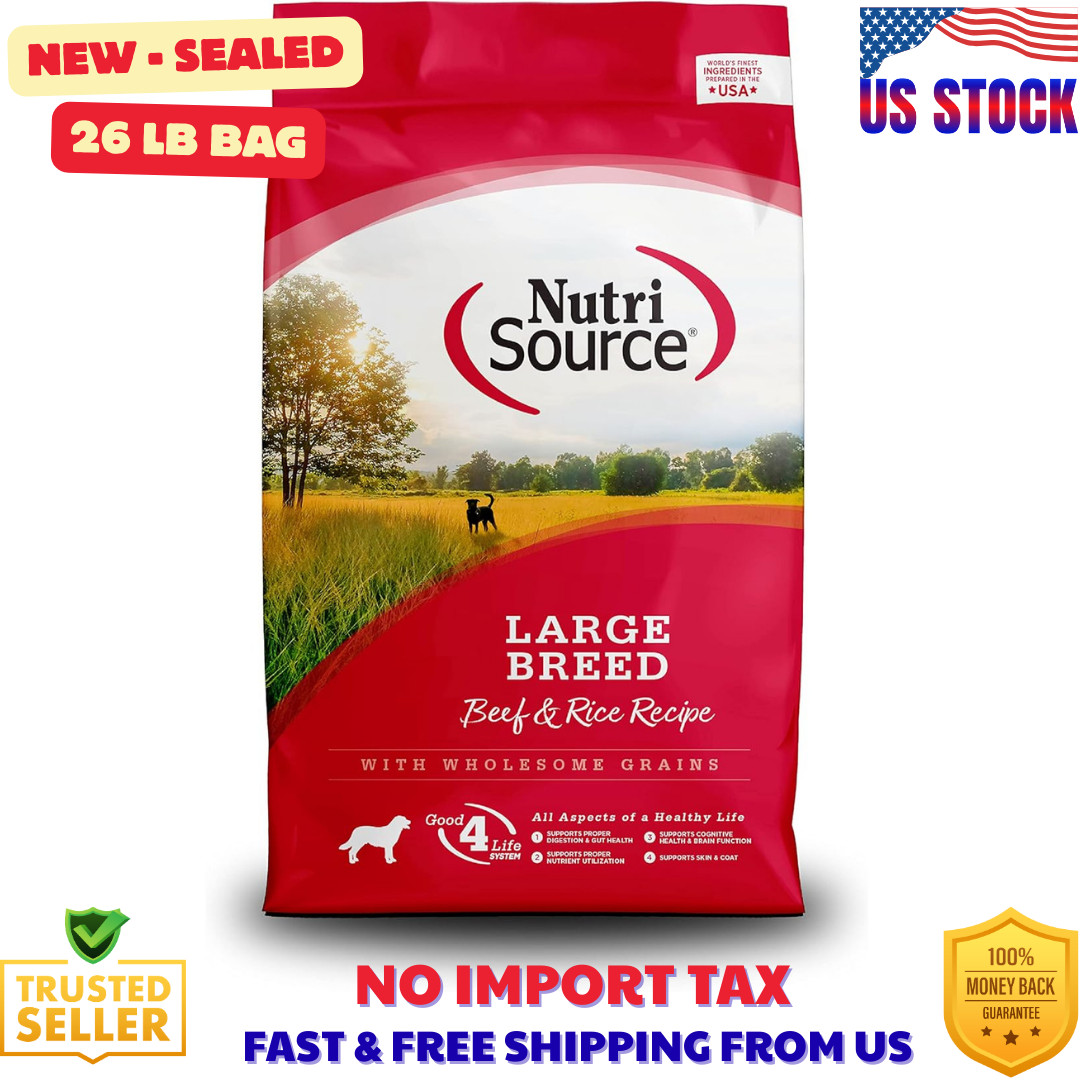 For Large Breeds Beef And Rice 26lb