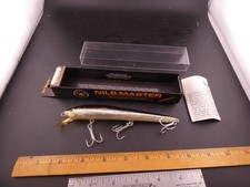 RARA esca da pesca vintage Nils Master Invincible finlandese Wobbler I15/33 NUOVA