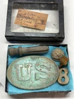 Civil War Dug Artifacts U.S. Belt Plate, Button, Camp Relics- Cold Harbor, VA