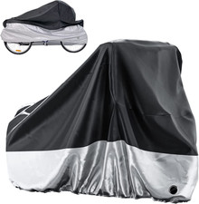 Bike Cover Adult Tricycle Cover for Outdoor Bicycle Storage, Heavy Duty Waterpro