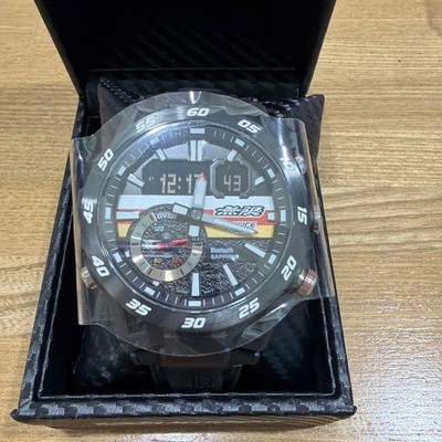 Casio Edifice Mugen Edition Watch ECB-40MU-1AJR Bluetooth Glass Black Japan New