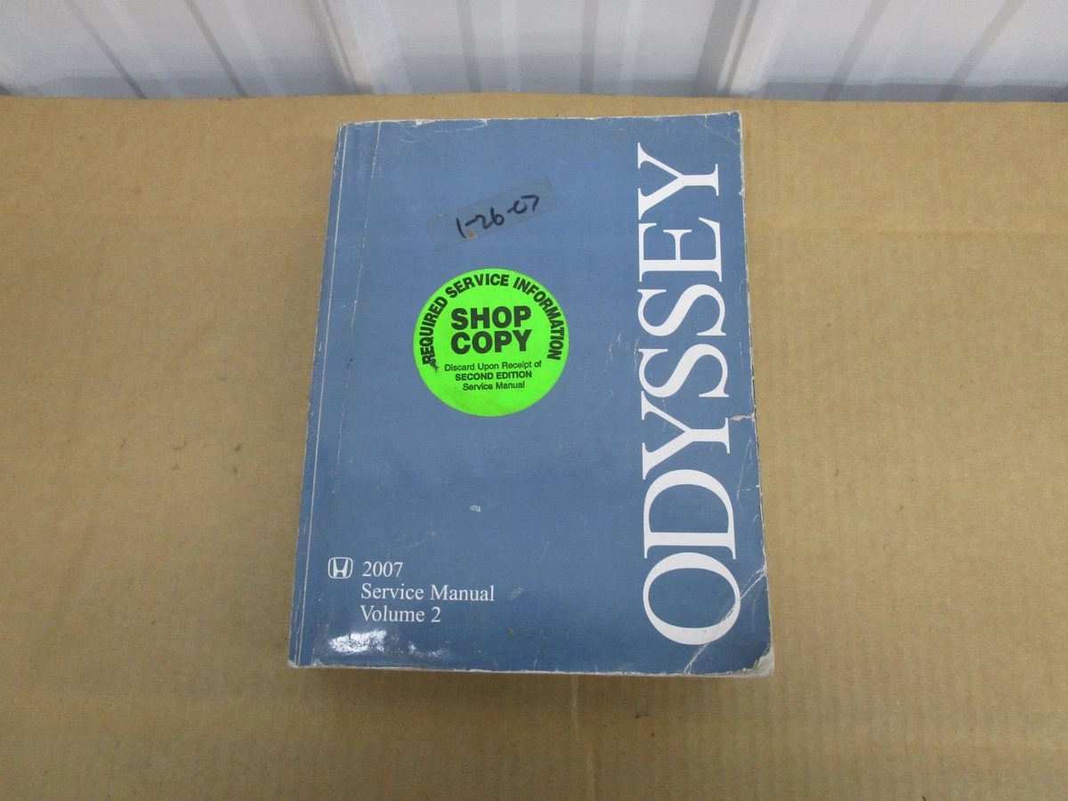 Service & Repair Manuals for Honda Odyssey for sale | eBay
