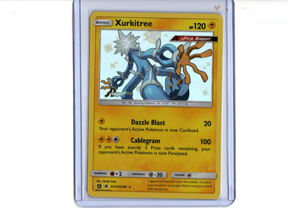 Xurkitree SV14/SV94 Hidden Fates: Shiny Vault Holo Pokemon TCG