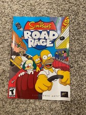 The Simpsons Road Rage Manual Playstation French Rare