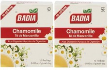 Badia Chamomile Tea Te de Manzanilla 2 Pack