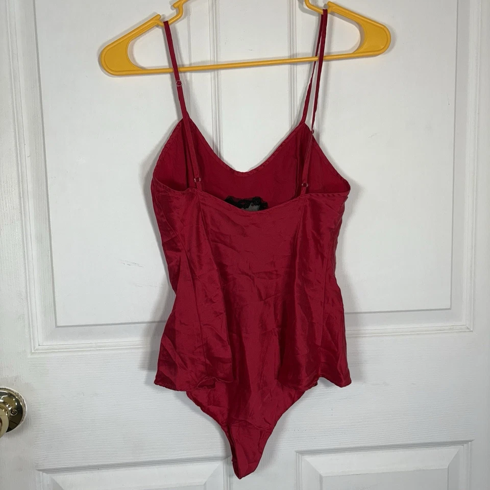 Vintage Gold Label Victoria’s Secret Women’s P 100% Silk Teddy One Piece Nightie - Image 2 of 4