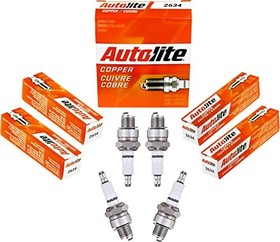 Autolite (4 Pack) Genuine Small Engine Copper Core Spark Plugs - 2634-4PK
