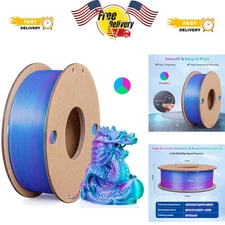 High Quality 250g Silk PLA Filament 1.75mm - Bubble-Free for Perfect Models