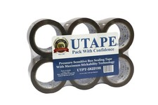 6 Rolls Heavy Duty Brown Packing Tape 2.5 Mils 3 Inch x 77 Yards Moving Box
