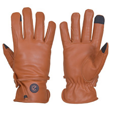 eQUEST GripPro Western Leather Riding Gloves &ndash; Tan | Unlined | Touchscreen