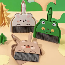 Mini Dustpan and Brush Set Dust Pan and Hand Broom Little Housekeeping Helper