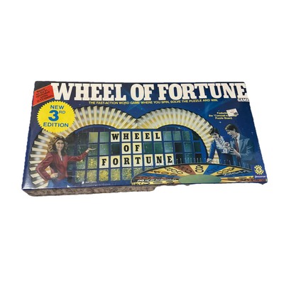 Vintage Wheel Of Fortune Board Game 3rd Edition Pressman - Factory Sealed