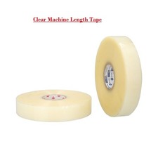 Machine Length Carton Sealing Packing Tape Clear Select Mil Size and Quantity