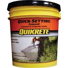Quikrete 20 Lb. Commercial Grade Quick Setting Cement Repair 124020 Quikrete