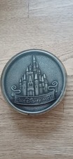 Vintage Walt Disney Pewter Paperweight/Coaster