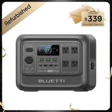 BLUETTI Elite 100 V2 1024Wh 1800W Portable Power Station for Camping Refurbished