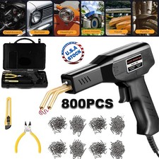 Plastic Welder Kit Soldering Tool Car Bumper Repair Welding Gun 800 Staples Case
