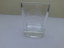 Jack Daniels Old No7 Whiskey Glass Tumbler Square Very Good Condition 