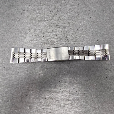 Seiko Beads Of Rice Bracelet 20mm Stainless Steel Silver Tone Tri