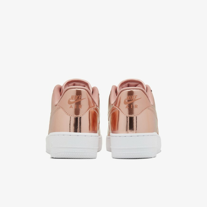 nike air force 1 metallic rose gold