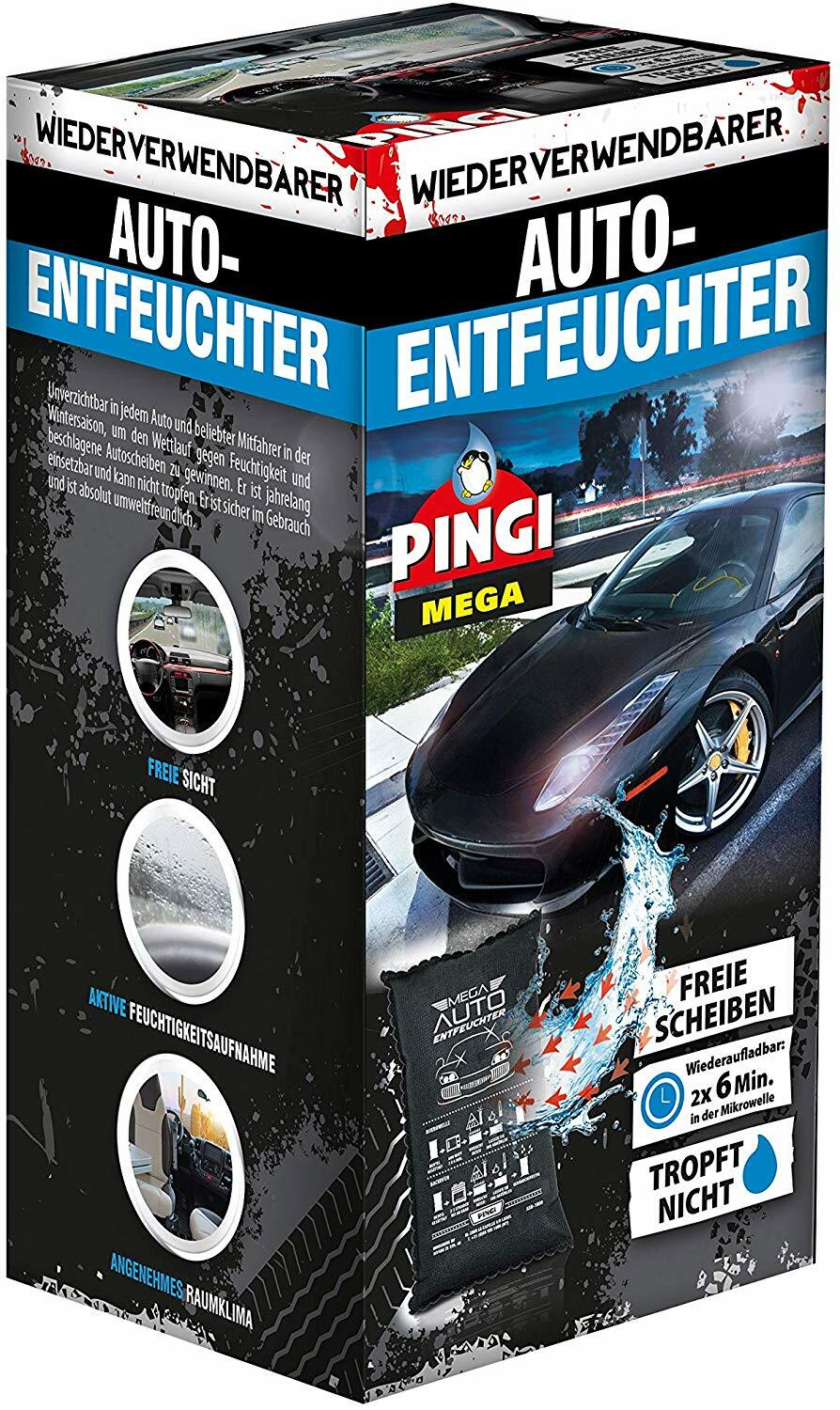 1kg Pingi Reusable Car Dehumidifier Clear Windscreen Damp Moisture