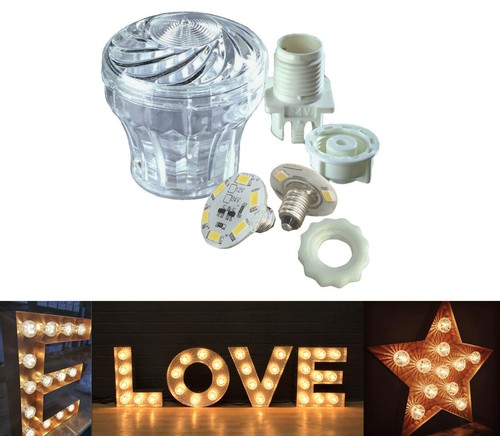 Fairground LED Lamps E10 1.0W 24V-60lm Cabochon Light Warm White -3000k 45mm - Picture 41 of 45