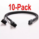 4-pinowy rozdzielacz zasilania wentylatora komputerowego PWM PWM Y 4-pinowy kabel adaptera 10-pak