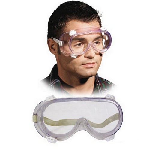 Vollsichtschutzbrille Schutzbrille Gesichtsschutz Arbeitsbrille klar EN166 - Bild 2 von 3