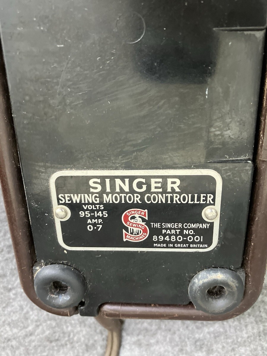 Vintage Singer Sewing Motor Controller Part No. 89480-001
