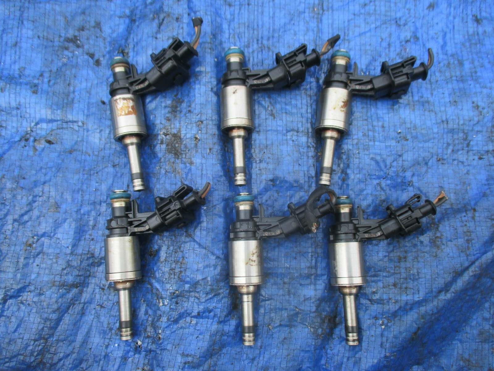 2010 GMC Acadia 3.6 OEM fuel injector set 12634491 complete set of 6 eBay