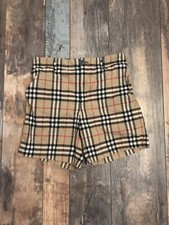 Burberry Classic Print Shorts Children's Size 14Y HAS BEEN TAILORED