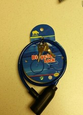 Bike Lock Motor Mountain Bicycle Cycle  Safety Cable Lock random colours