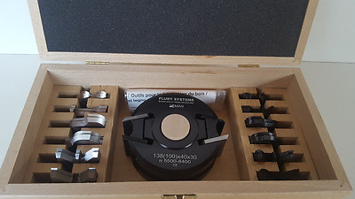 Universal Messerkopfsatz 40 mm von Flury-Systems 29-tlg. Neu KEIN IMPORT 